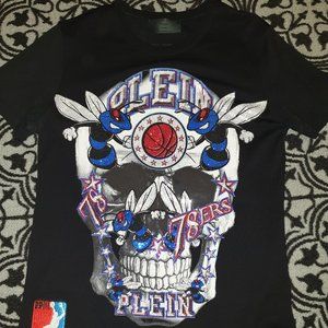 Phlipp Plein Skull Basketball eye-catching t-shirt